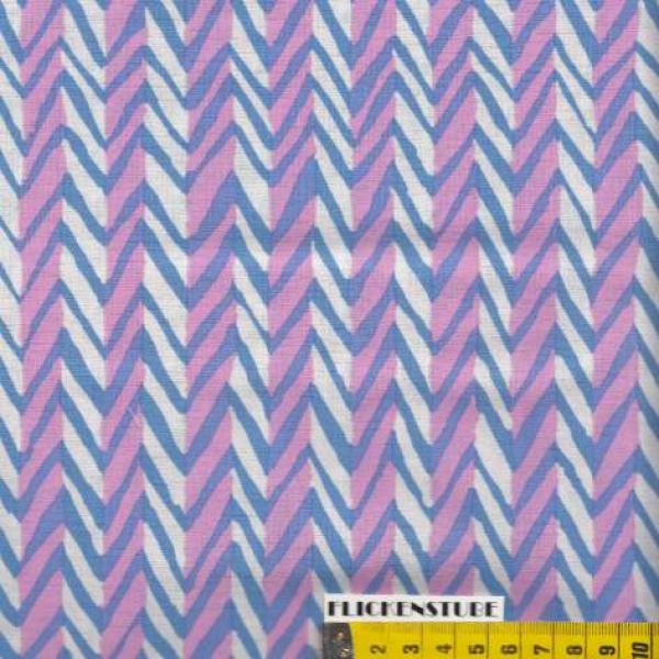 Herringbone Stripe White by Brandon Mably